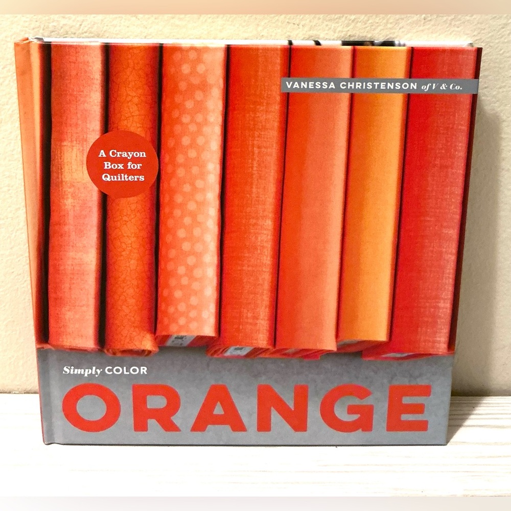 Simply Color Orange Quilting Book